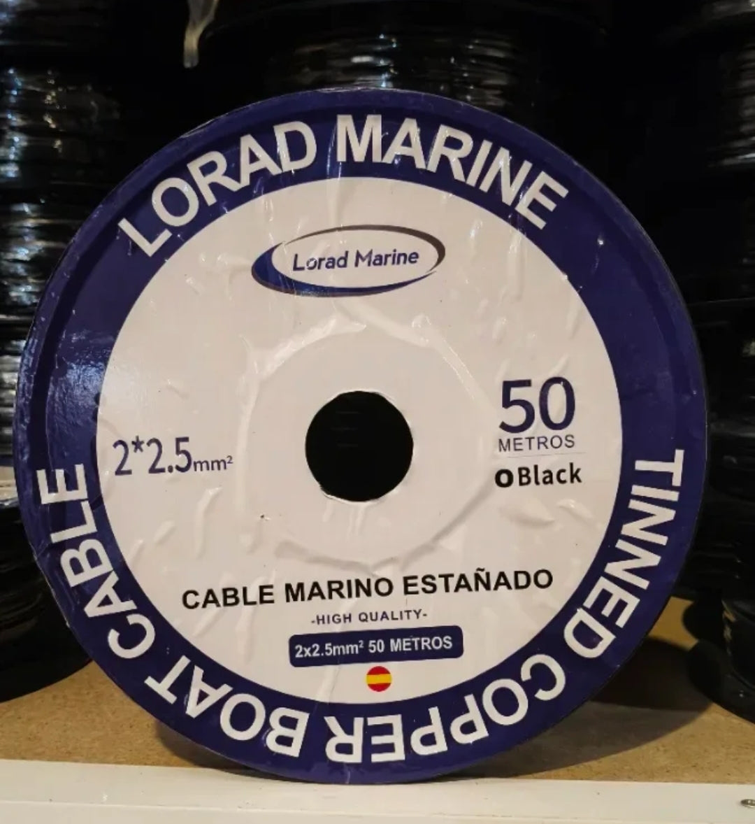 Cable Marino Estañado 2x2,5mm 50m