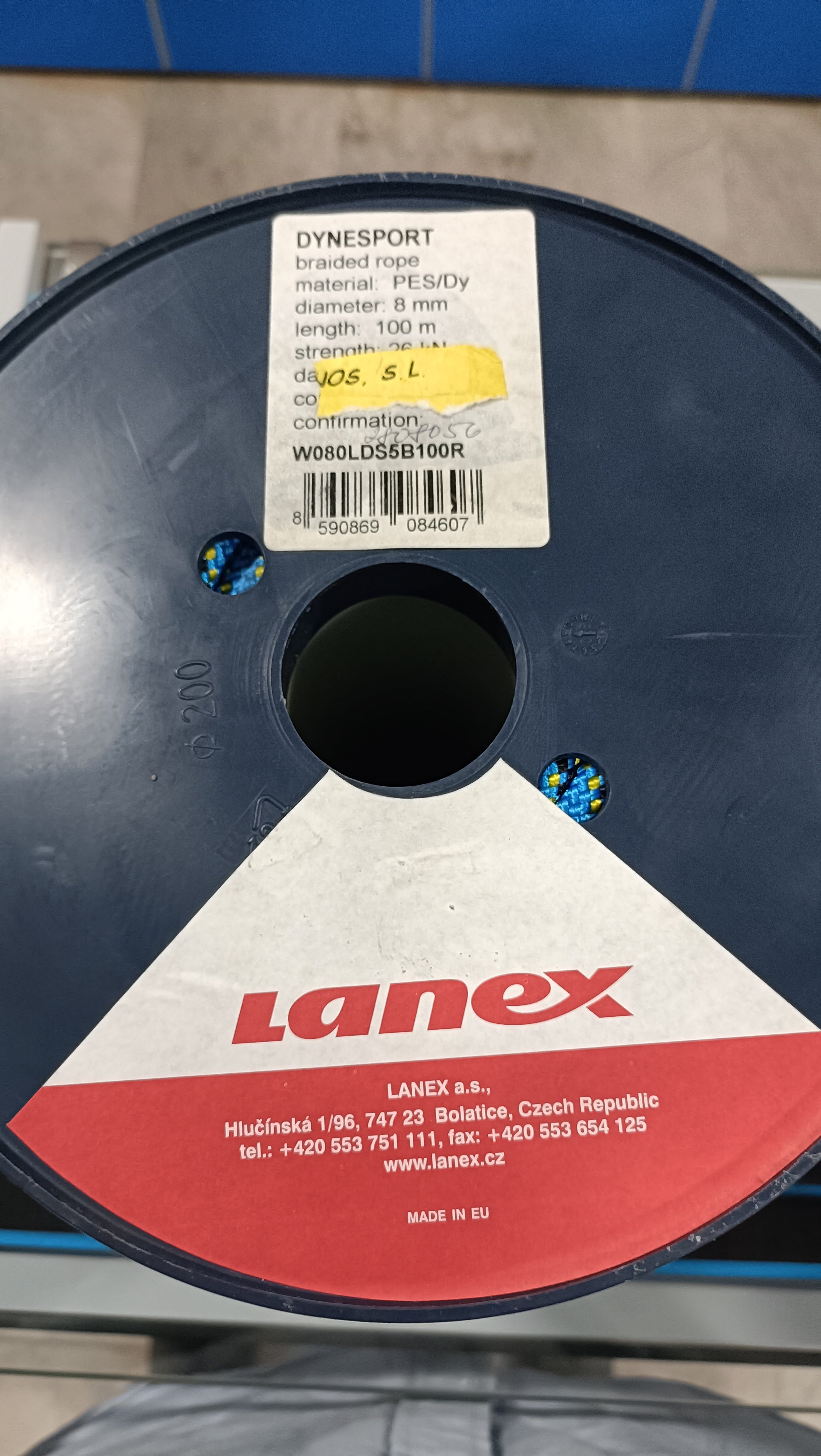 Cabo Lanex Dynema/Poliéster 8mm