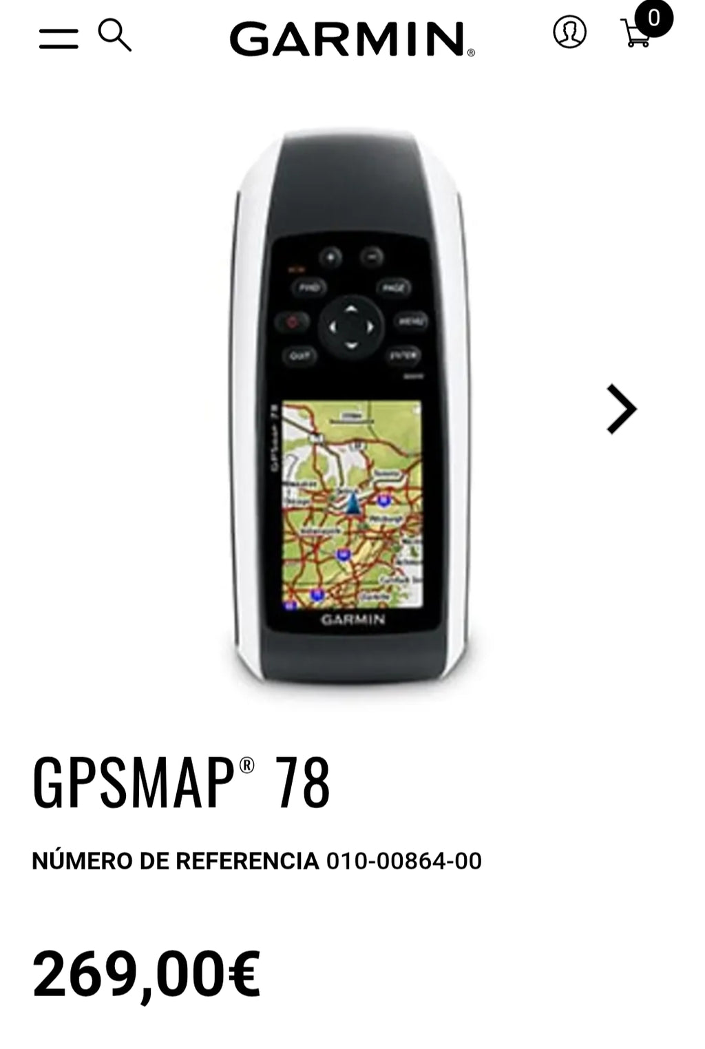 GPS Garmin Gpsmap 78