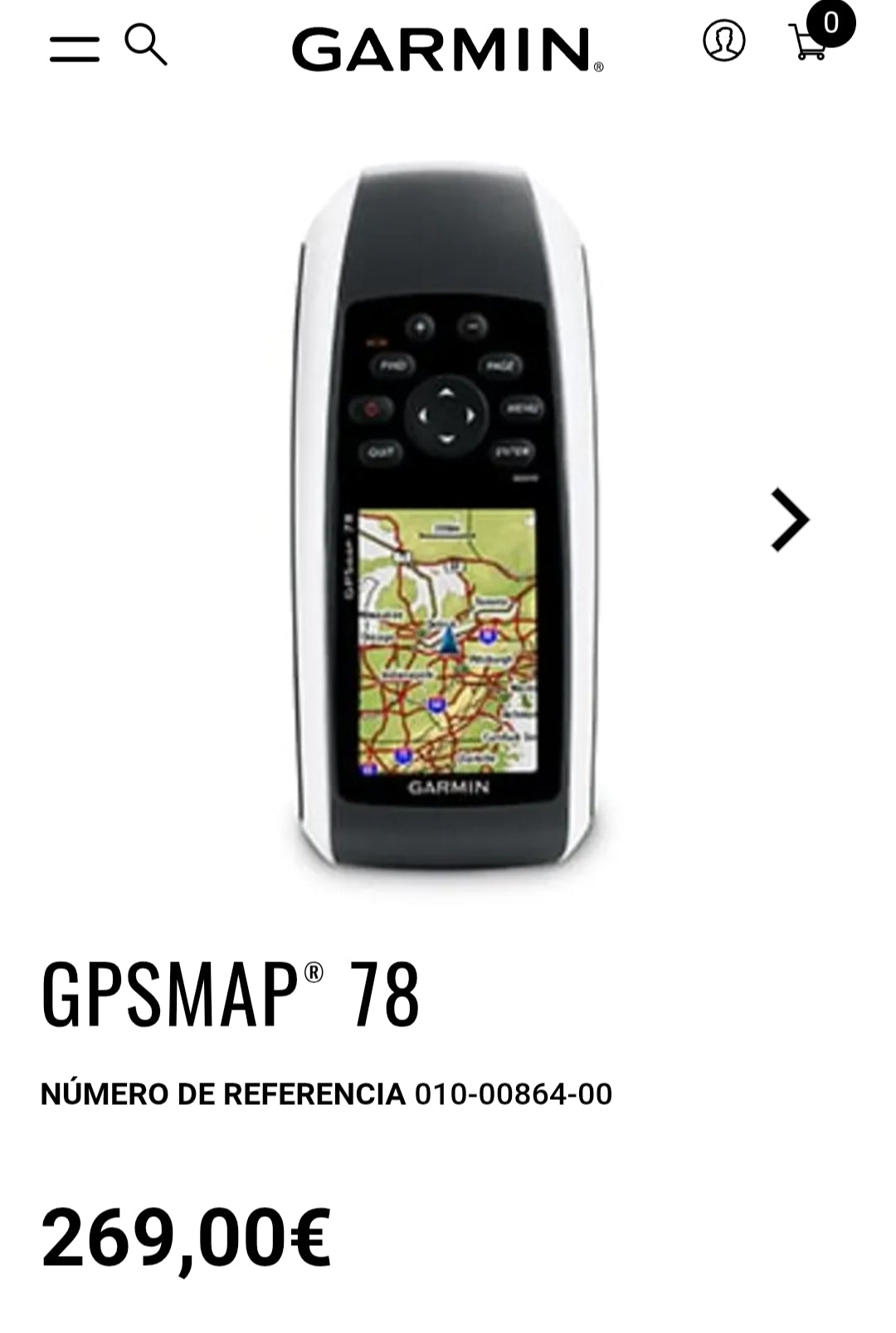 GPS Garmin Gpsmap 78