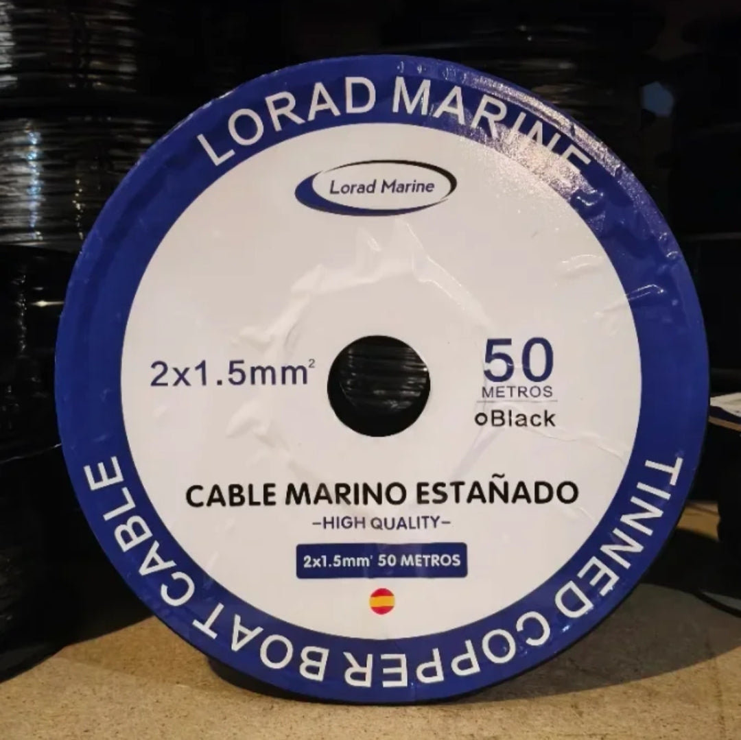 Cable Marino Estañado 2x1,5mm 50m